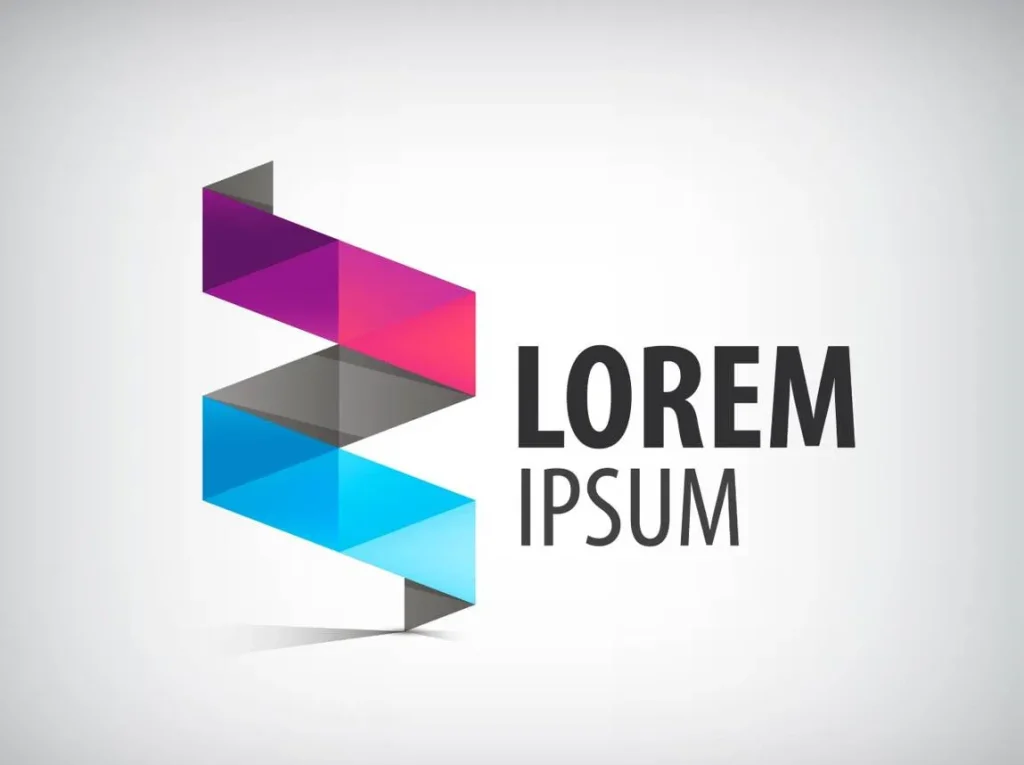 Abstract geometric logo design for modern business brands