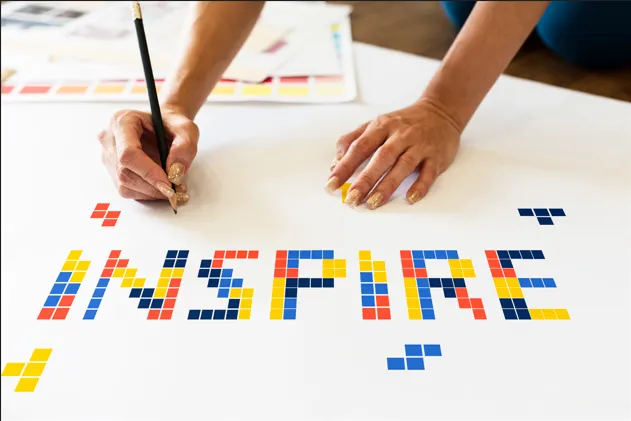 Creative inspiration and branding design concept