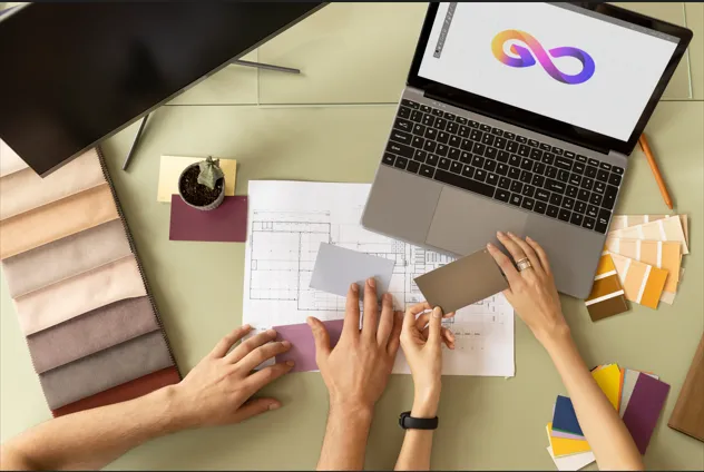 Logo branding workspace